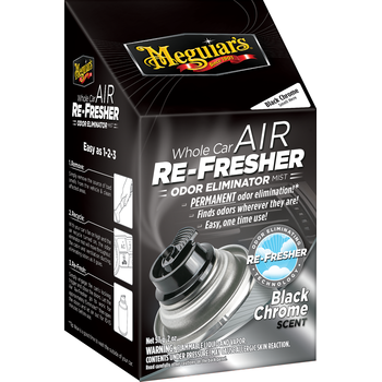 Meguiar’s Whole Car Air Re-fresher – Black Chrome, 59 ml