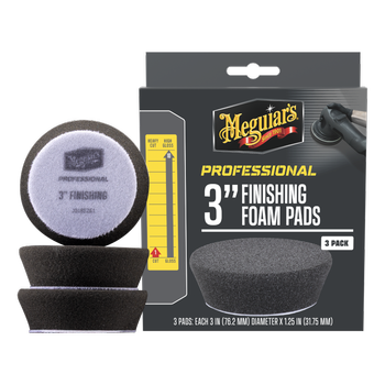 Meguiar's PRO Polierschwamm - Fein ø 75 mm - schwarz, 3 Stk.