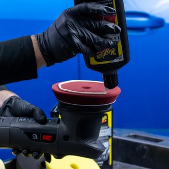 Meguiar's PRO Polierschwamm - Stark ø 125 mm - rot, 2 Stk.