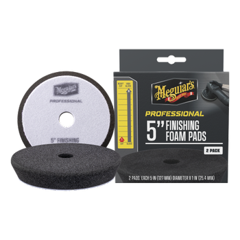 Meguiar's PRO Polierschwamm - Fein ø 125 mm - schwarz, 2 Stk.