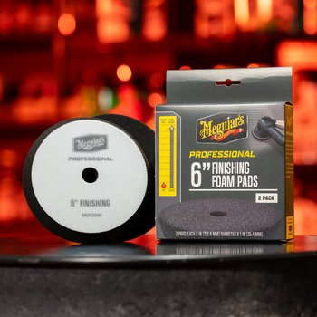 Meguiar's PRO Polierschwamm - Fein ø 150 mm - schwarz, 2 Stk.