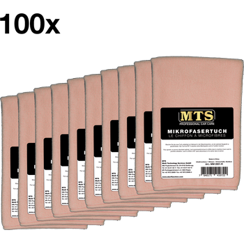 MTS Mikrofasertuch, Rosa, 40 x 40 cm, 100-er Pack