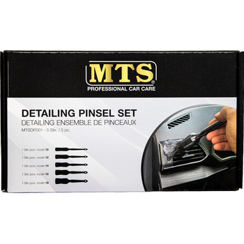 MTS Detailing Pinsel Set, 5 Stück