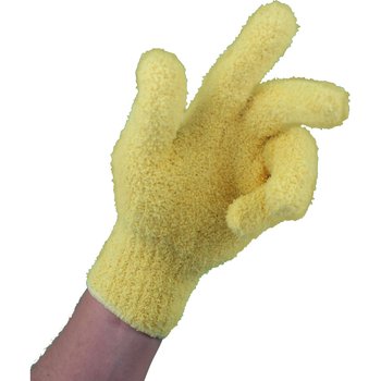MTS Mikrofaser Fingerhandschuhe Gelb, 1 Paar